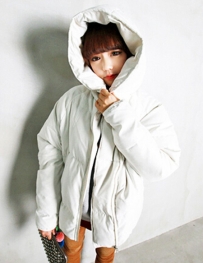 2014冬装新品韩版女装英伦蝙蝠袖连帽短款羽绒棉棉衣外套