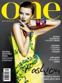 Kamila Filipcikova in Prada by Lukas Kimlicka for One Magazine