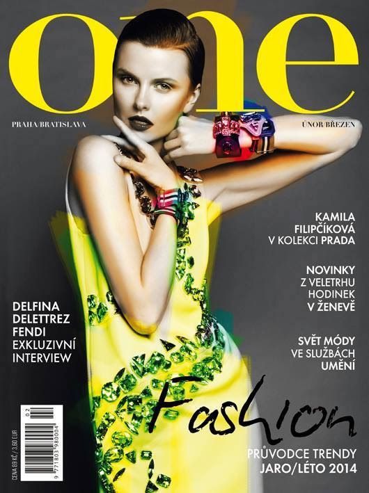 Kamila Filipcikova in Prada by Lukas Kimlicka for One Magazine