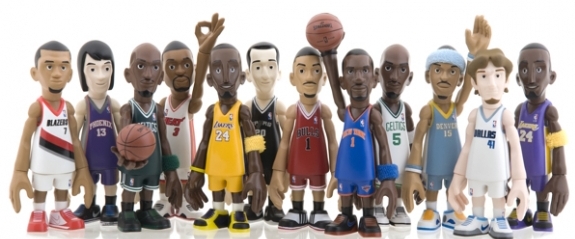 韩国玩偶设计师NBA艺术Q版公仔NBA Art toy 